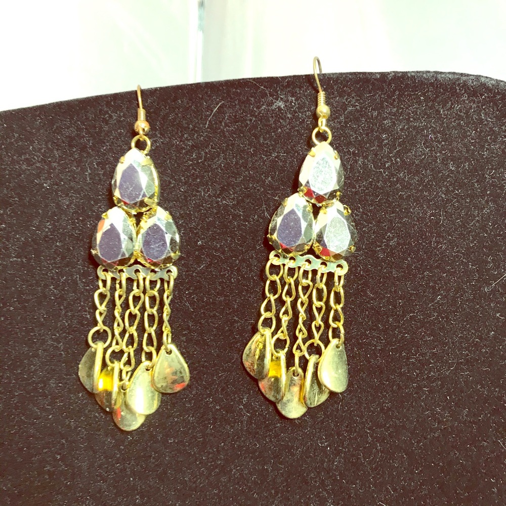 Final Price ♥️
 New Gold Chandelier Earrings